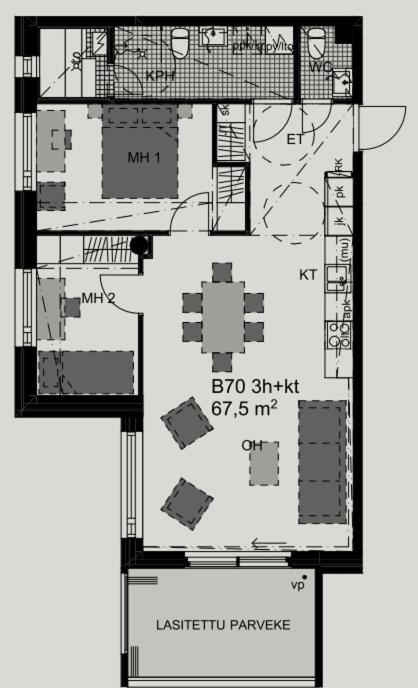 Pasila Star Apartment เฮลซิงกิ ภายนอก รูปภาพ